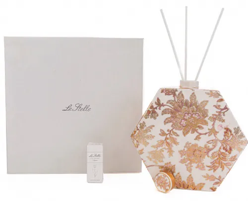 Bomboniera Matrimonio Le stelle profumatore esagonale thai flower c/astuccio
