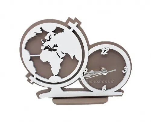 Bomboniera Matrimonio Mariella Martini orologio con mappamondo