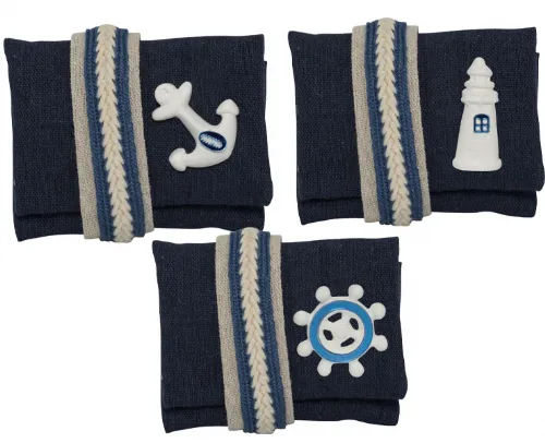 CORDA 3 ASCUSCINO MARINO BLUE CON S. (ANCORA - TIMONE - FARO)