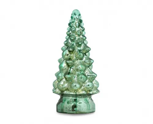 Forest Albero Natalizio con Base e LED 26 cm - Decorazione Luminosa Marca FADE