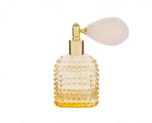 Portaprofumo Spray 30ml Ricaricabile in Vetro ambra con Astuccio - Eleganza e Praticità