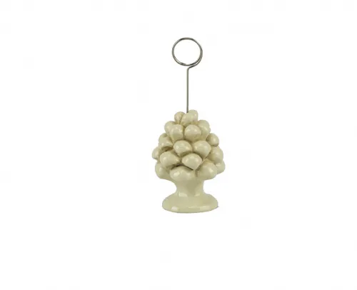 segnaposto pigna crema