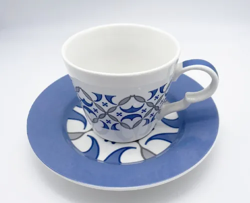set 4 pezzi decorate azzurre andrea fontebasso