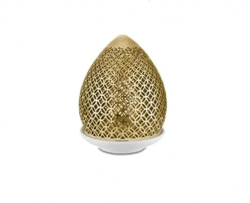 Lampada   POMO BASSA TRAFORATA ORO